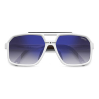 Carrera C Sport 03/S 6HT KM 61 Matte White / Grey Blue Mirror Lenses
