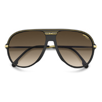 Carrera C Sport 06/S I46 86 61 Matte Black Gold / Black Brown Green Gradient Lenses