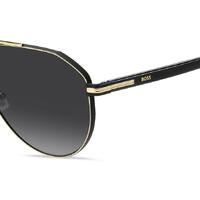 Hugo Boss BOSS 1747/S RHL 9O 60 Gold Black / Dark Grey Gradient Lenses