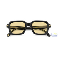 Carrera 358/S 71C UK 50 Black Yellow / Yellow Photochromic Lenses