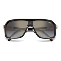 Carrera CA 1053/S/TI OIT FQ 60 Black Red / Grey Gradient w Gold Mirror Lenses