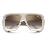 Carrera Flaglab 18 SZJ YK 57 Ivory / Burgundy Gradient w Gold Mirror Lenses