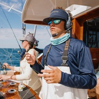 Smith Outrigger UHX G0 61 Matte Ash Marble / Opal Mirror Chromapop Polarised Lenses