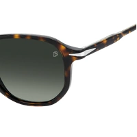 David Beckham DB 1140/S 086 LB 50 Havana / Green Gradient Polarised Lenses