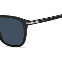 Hugo Boss BOSS 1845/S 807 KU 51 Black / Blue Avio Lenses