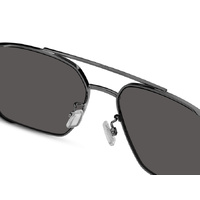Hugo Boss BOSS 1846/G/S V81 M9 58 Dark Ruthenium Black / Grey Polarised Lenses
