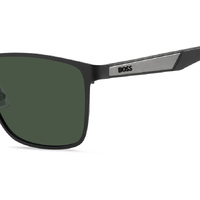 Hugo Boss BOSS 1826/S 003 QT 56 Matte Black / Green Lenses
