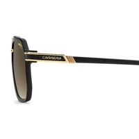 Carrera 1077/S 146 86 60 Matte Black Gold / Brown Gradient Lenses