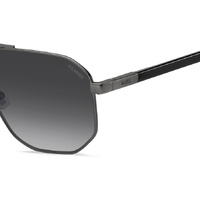 Hugo Boss BOSS 1832/S R80 WJ 59 Matte Dark Ruthenium / Grey Gradient Polarised Lenses