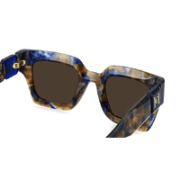 Carolina Herrera HER 0328/S JBW VP 49 Blue Havana / Gold Mirror Lenses