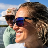 Smith Riptide/S 003 7V 61 Matte Black / Rose Blue Mirror Chromapop Photochromic Polarised Lenses