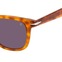 David Beckham DB 1221/S EX4 08 52 Brown Horn / Dark Blue Gradient Lenses