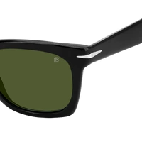 David Beckham DB 1222/S 807 QT 53 Black / Green Lenses
