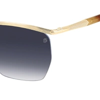 David Beckham DB 1225/S 0NR 84 55 Gold Brown Havana / Blue Gradient Lenses