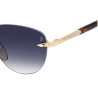 David Beckham DB 1224/S 0NR 08 51 Gold Brown Havana / Dark Blue Gradient Lenses