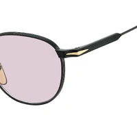 David Beckham DB 1228/S I46 5F 51 Matte Black Gold / Violet Photochromic Lenses