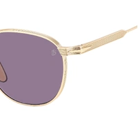 David Beckham DB 1228/S T5U 0D 51 Gold Brown Horn / Violet Lenses
