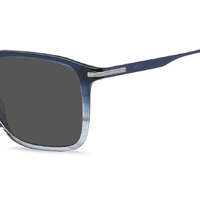 Hugo Boss BOSS 1886/S NLB IR 55 Blue Striped Grey / Grey Lenses