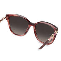 Carolina Herrera HER 0379/S 573 HA 55 Red Horn / Brown Gradient Lenses