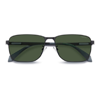 Polaroid PLD 2171/G/S/X 124 UC 58 Matte Black Silver / Green Polarised Lenses