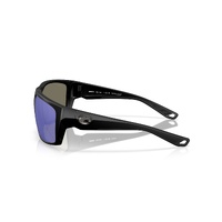 Costa Del Mar Fly Line 6S9129 912902-64 Matte Black / Blue Mirror Polarised Lenses