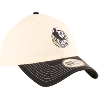 New Era Collingwood Magpies Casual Classic Two Tone Chrome Contrast Beige OSFM
