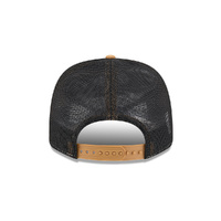 New Era New York Yankees 9Seventy Trucker Black Mesh Wheat OSFM