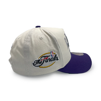 Mitchell & Ness Los Angeles Lakes Pro Pinch Champions White Cream/Purple OSFM