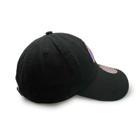 Mitchell & Ness Los Angeles Lakers Dad Hat Team Logo Black OSFM