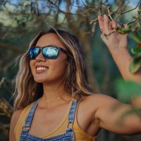 Smith Riptide/S 124 QG 61 Matte Black / Blue Mirror Chromapop Polarised Lenses