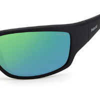 Polaroid Sports PLD 7005/S 3OL 5Z 63 Matte Black Grey / Grey Green Mirror Polarised Lenses