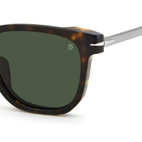 David Beckham DB 7067/F/S 3MA UC 55 Havana Ruthenium / Green Polarised Lenses