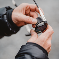Smith x TNF Embark 4NL HN 58 Matte Black & Matte Gardenia White / Black Gold Mirror Chromapop Polarised Lenses