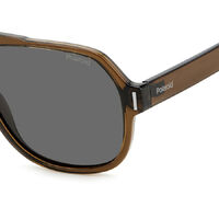 Polaroid PLD 6193/S 09Q M9 57 Brown / Grey Polarised Lenses