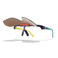 Smith XC 838 G0 99 Matte Purple Cinder Hi Viz / Opal Mirror Chromapop Lenses