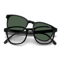 Carrera Clip-On 8062/CS 08A UC 51 Black Grey / Green Polarised Lenses