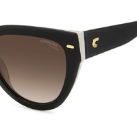 Carrera 3017/S 80S HA 55 Black White / Brown Gradient Lenses