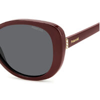 Polaroid PLD 4154/S/X LHF M9 55 Burgundy / Grey Polarised Lenses