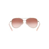 Coach L1013 HC7079 90056F-58 Light Gold / Rose Gold Gradient Flash Lenses