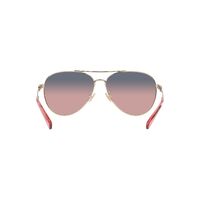 Coach HC7140 90050J-61 Shiny Light Gold / Plum Purple Scarlet Gradient Lenses