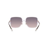 Coach CH572 HC8368D 511136-61 Transparent Clear / Violet Pink Gradient Lenses