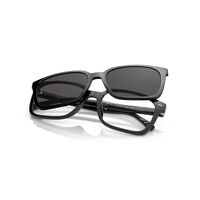 Coach CK470 HC8357U 500287-57 Black / Clear w Grey Lenses