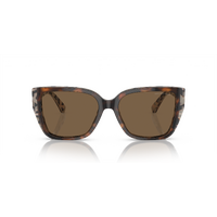 Michael Kors Acadia MK2199 395173-55 Bi-Layer Dark w Cream Tortoise / Brown Solid Lenses