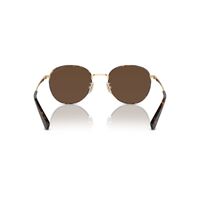 Coach HC7163 90053G-52 Light Gold w Dark Tortoise / Brown Lenses