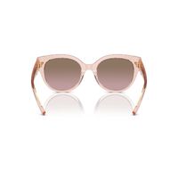 Coach CR612 HC8393U 566814-53 Transparent Dusty Rose / Brown Pink Gradient Lenses