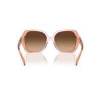 Coach CR615 HC8404U 581274-56 Saddle w Dusty Rose Gradient / Brown Gradient Lenses