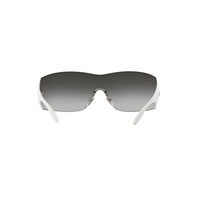Versace VE2054 10008G-41 Silver w White Arms / Grey Gradient Lenses