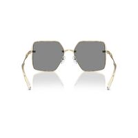 Michael Kors Sanya MK1157D 10143F-58 Shiny Light Gold / Grey Lenses