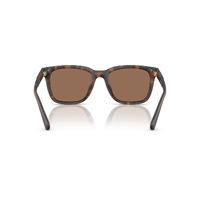 Coach CAD81 HC8426U 512073-54 Matte Dark Tortoise / Brown Solid Lenses