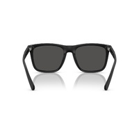 Coach CAE78 HC8427U 500287-57 Matte Black / Grey Solid Lenses